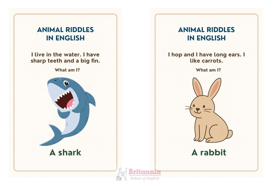 adivinanzas en inglés para niños de animales